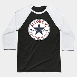 Allons-y! All Wibbly Wobbly Baseball T-Shirt